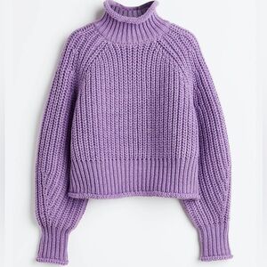 H&M Lavender Turtleneck Sweater